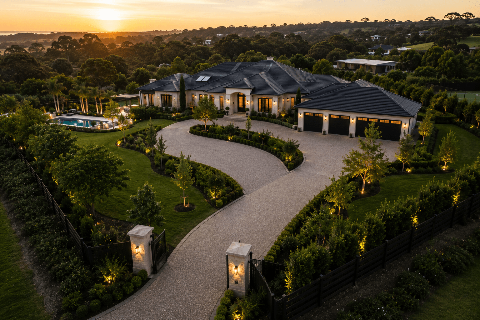 Exposed Aggregate Driveway — Mount Eliza